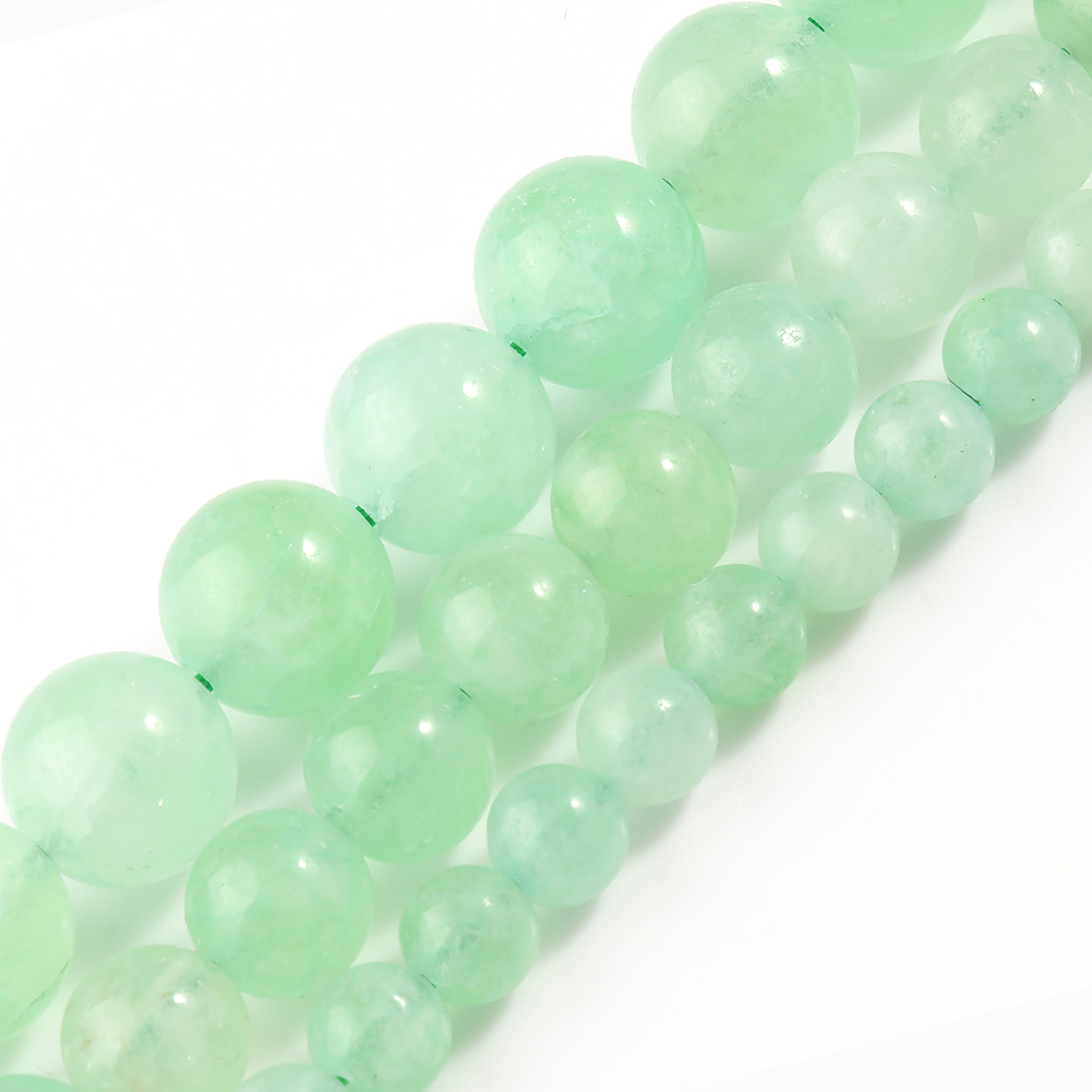 Body Jewelry Australia - Natural Stones Chrysoprase Australia Jades Bead