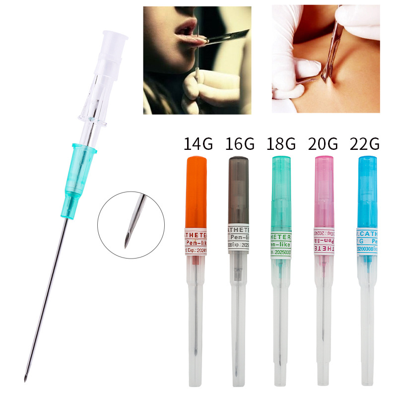 Body Jewelry Store - 5pcs Sterilized Catheter Piercing Needles Supply