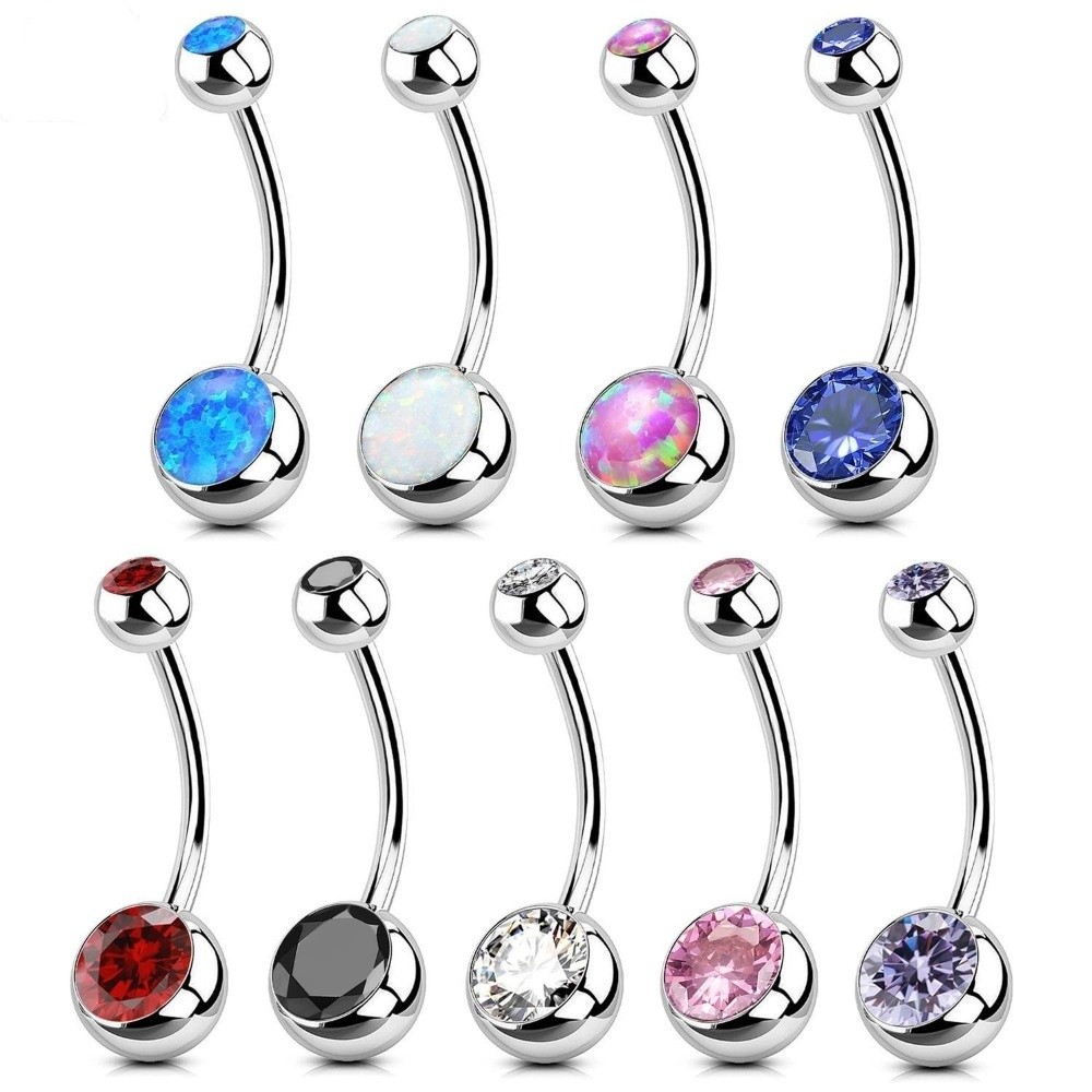 Body Jewelry Materials - High Quality Titanium Material Belly Button