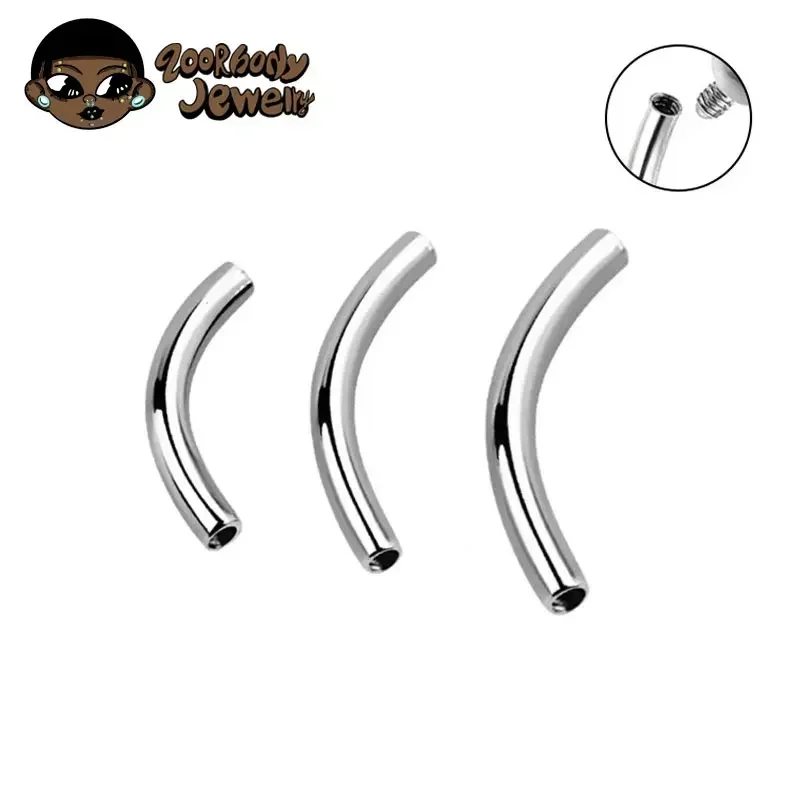 Body Jewelry Internally Threaded - 10 Pcs/Lot ASTM F136 Titanium Internal