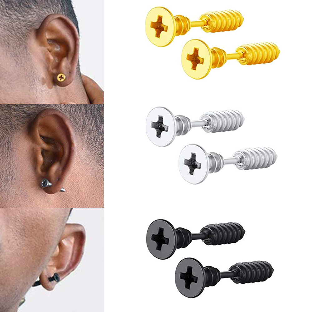 Body Jewelry Surgical Steel - 2Pcs Surgical Steel Spike Tragus Helix