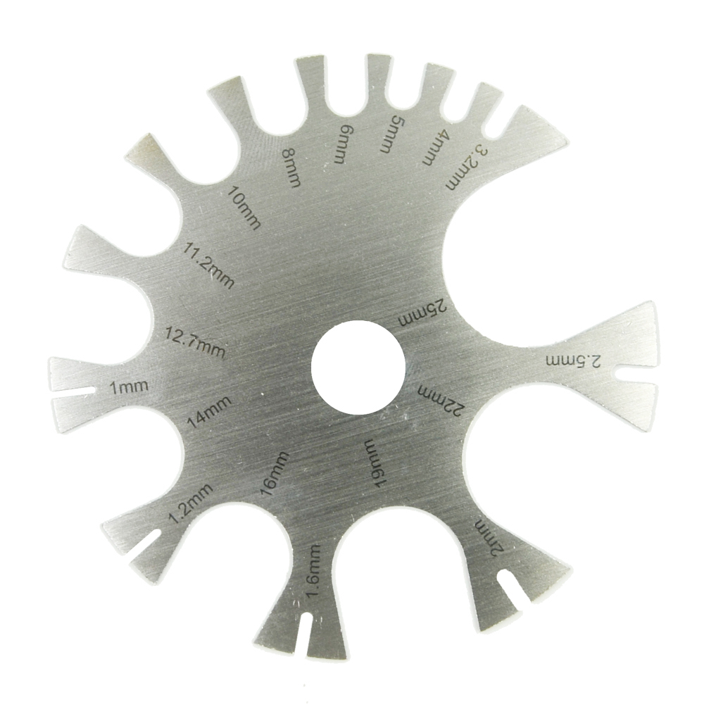 Stainless Steel Gauge Wheel Be - Body Jewelry Measurements recension och pris