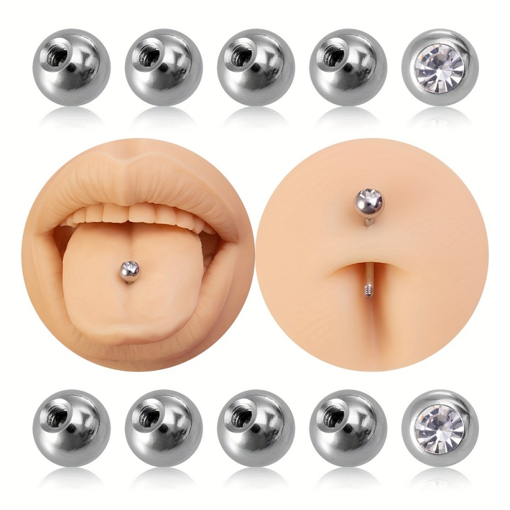10pcs Piercing Balls 3mm 5mm S - Body Jewelry Store recension och pris