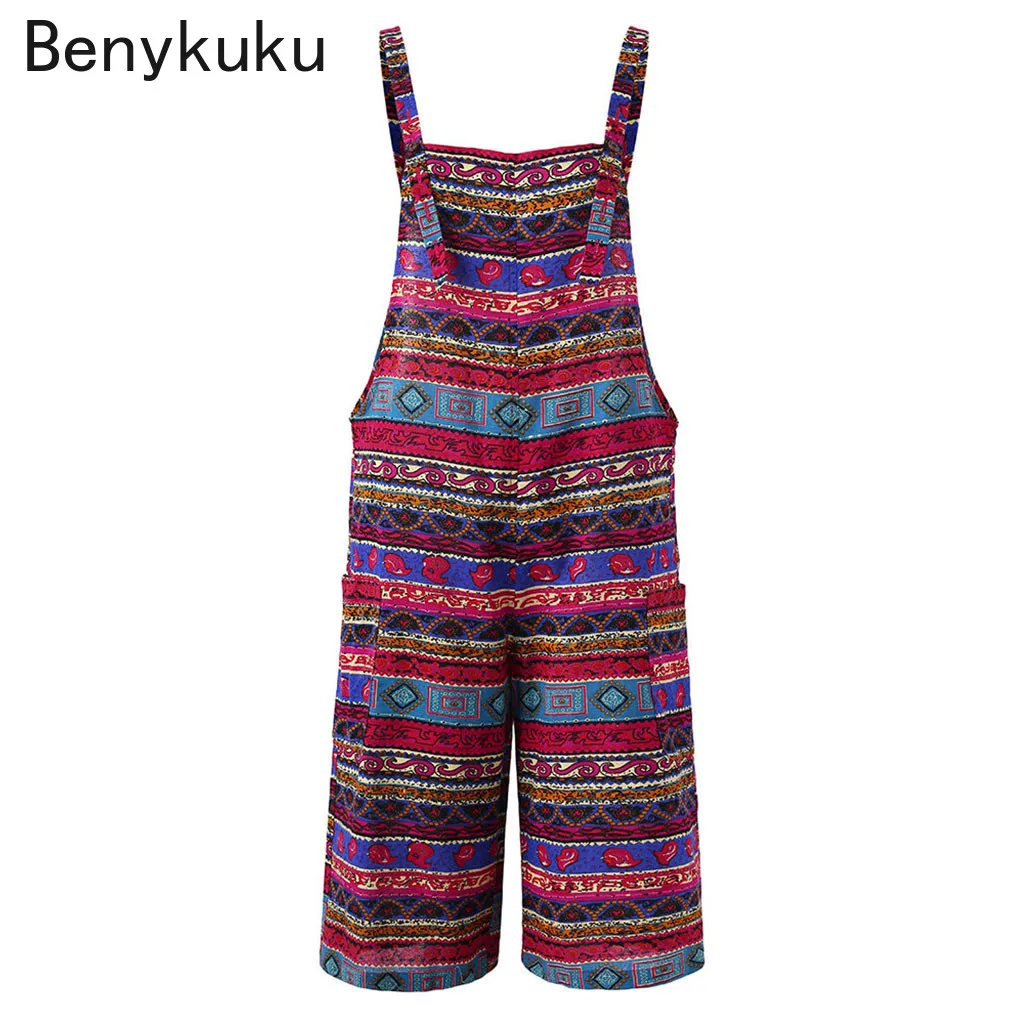Bohemian Striped Jumpsuits Wom - Body Jewelry Plus recension och pris