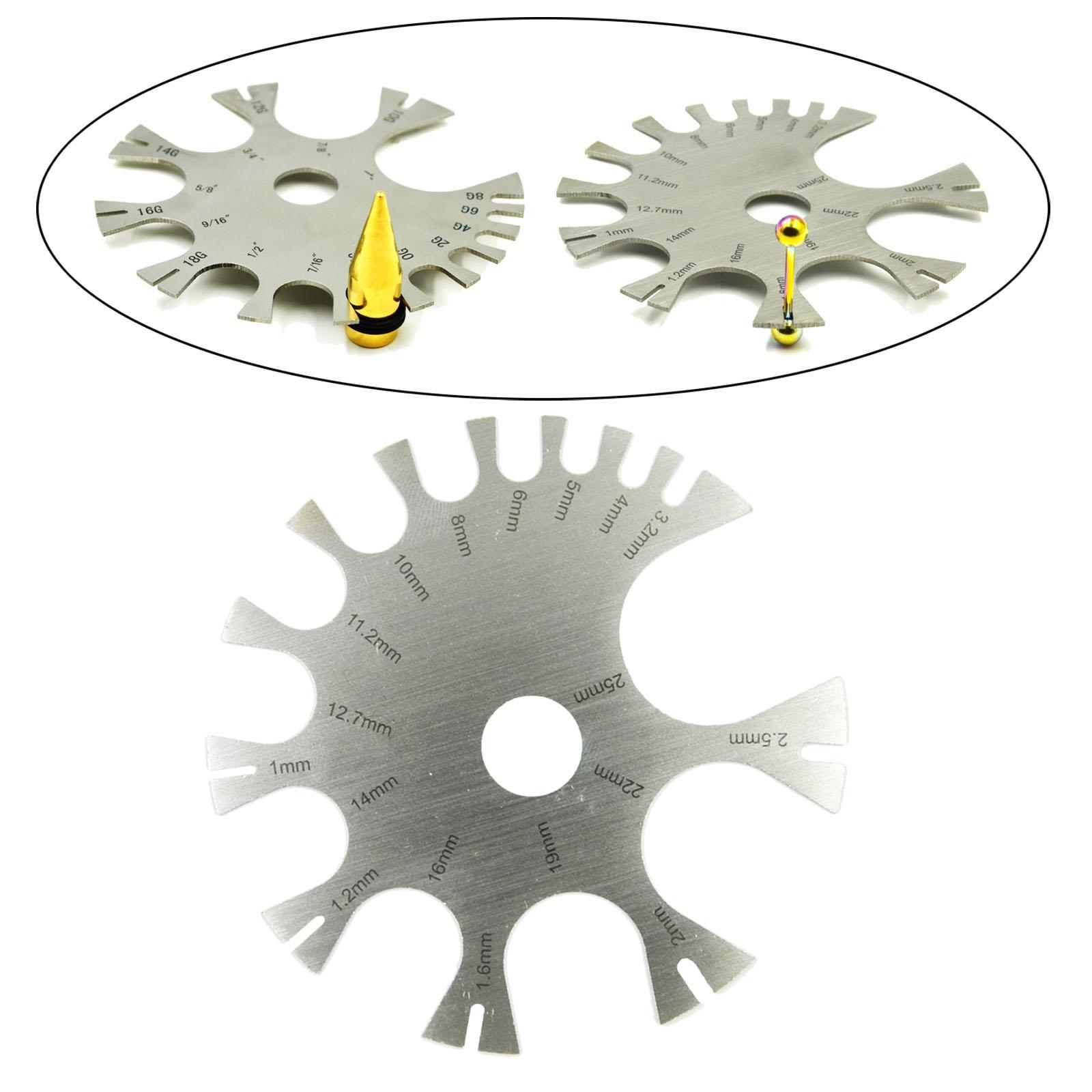 Body Jewelry Piercings Gauge P - Body Jewelry Measurements recension och pris