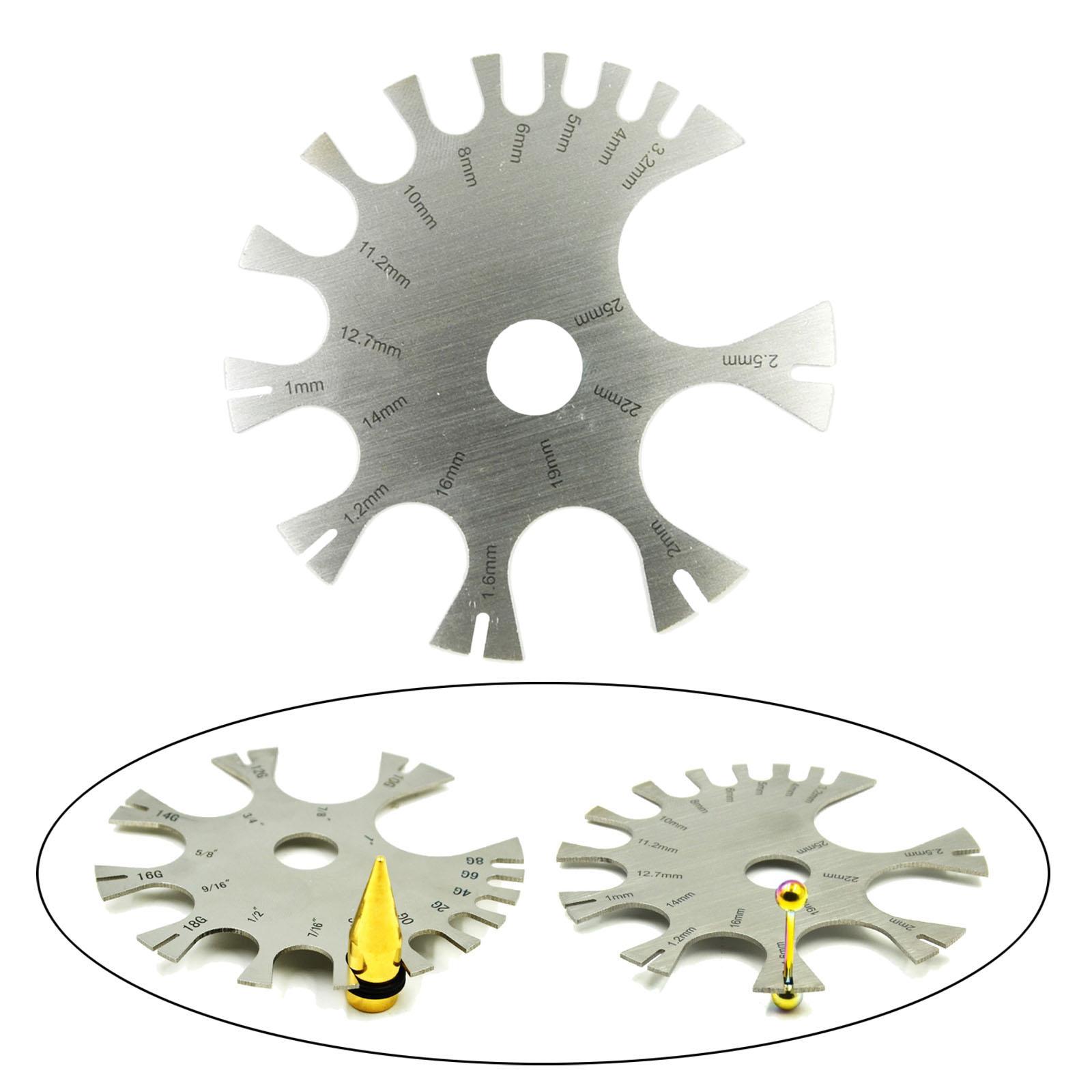 Body Jewelry Piercings Gauge P - Body Jewelry Measurements recension och pris