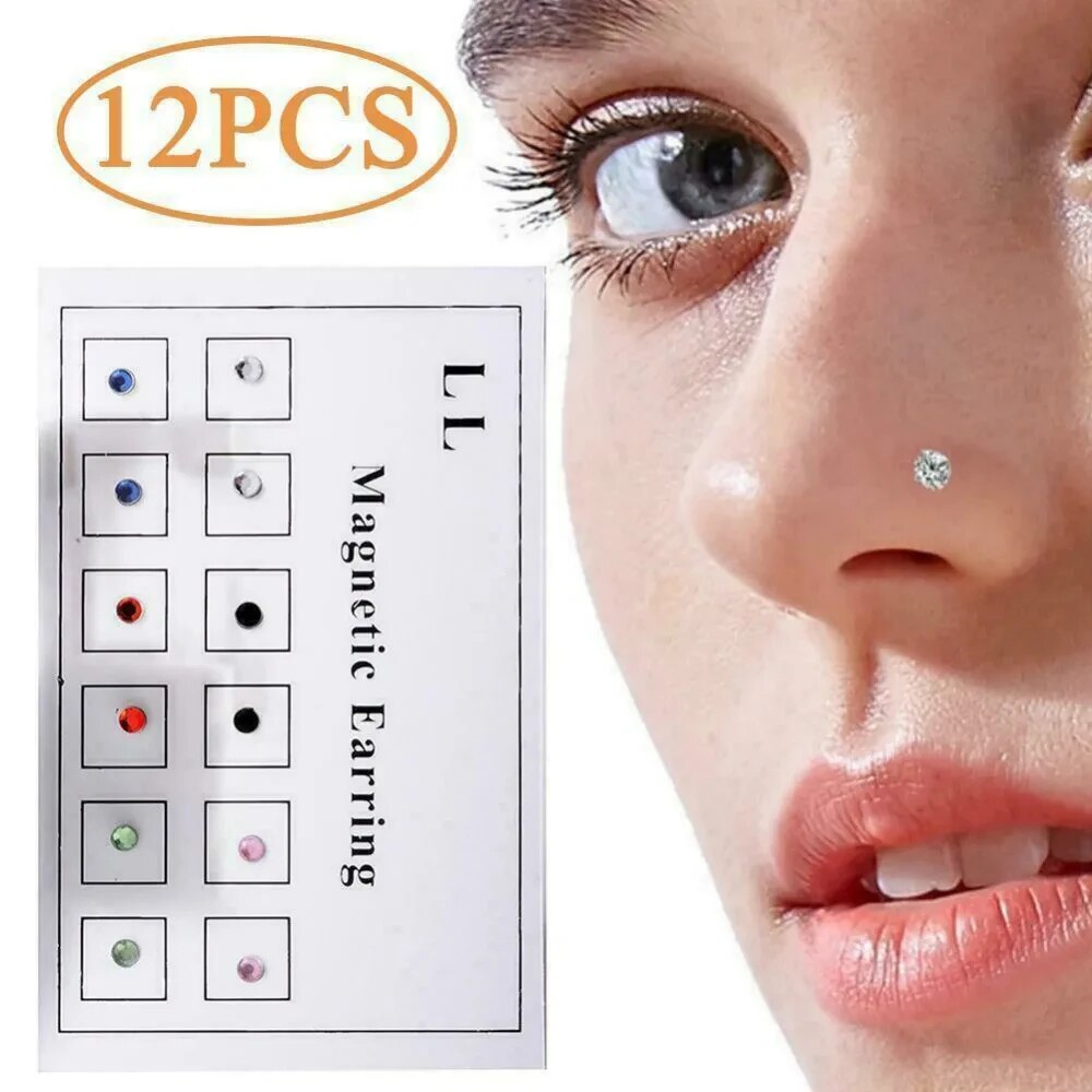 12PCS/Card Fake Cheater Non Pi - Body Jewelry Labret recension och pris
