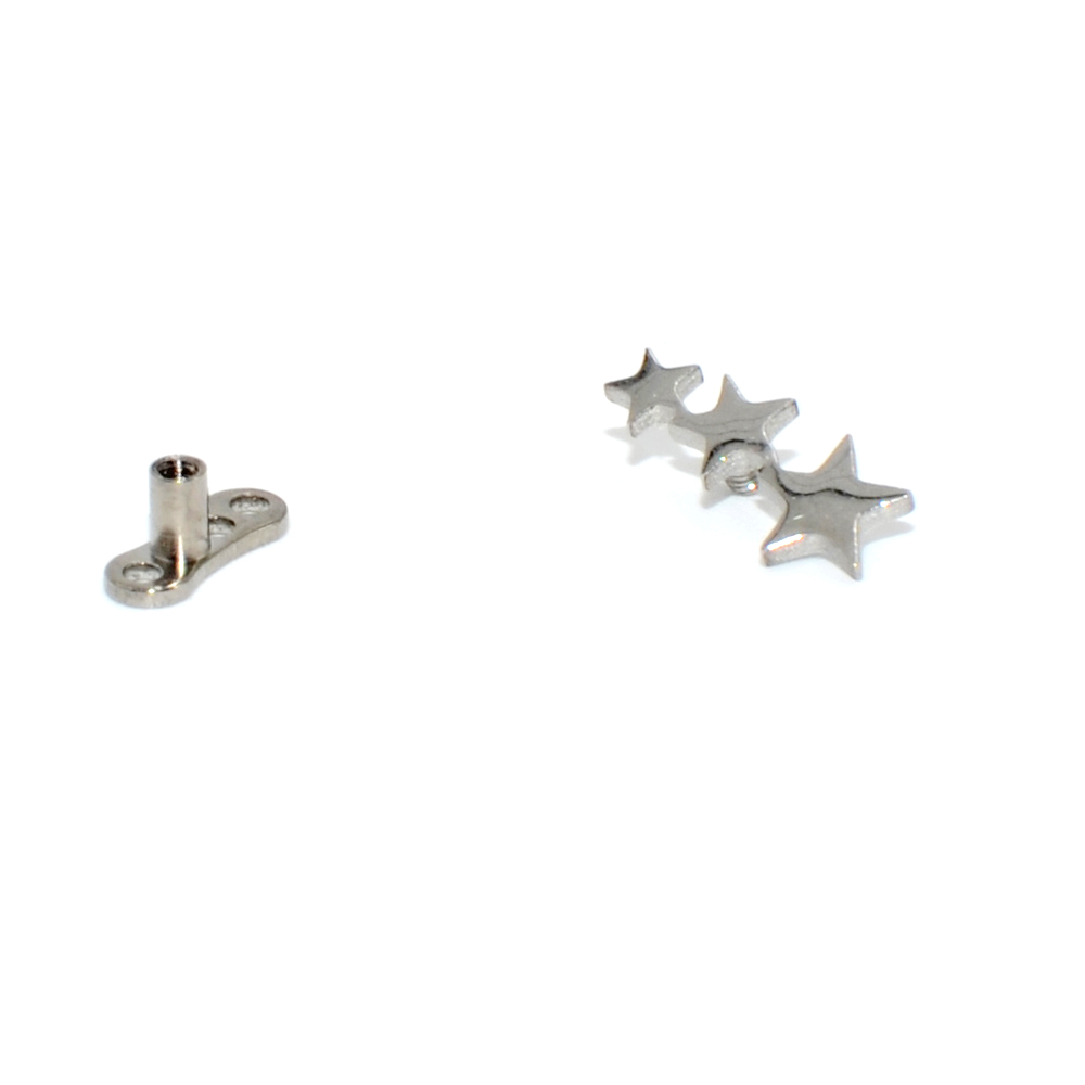 1PC Steel/Titanium Base Micro  - Dermal Anchor Top recension och pris