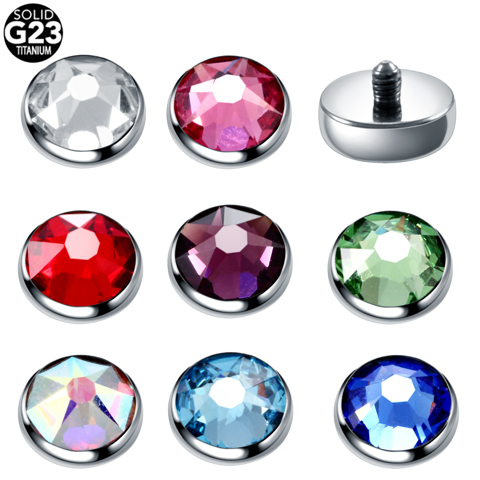 1PC G23 Titanium Dermal Anchor - Dermal Anchor Top recension och pris