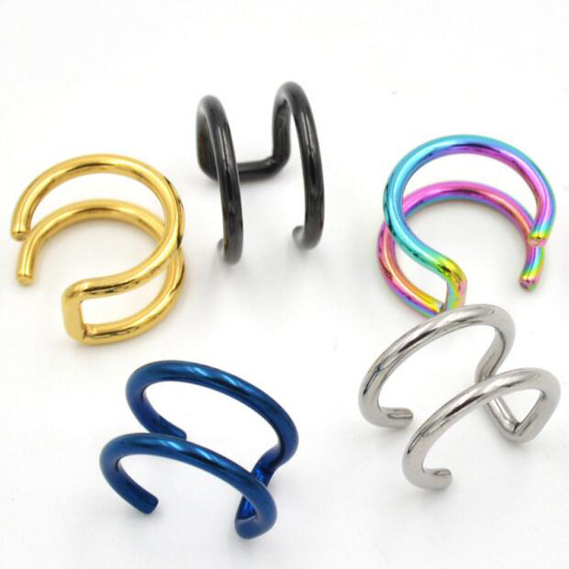 2Pcs 316L Stainless Steel Clip - Body Jewelry Labret recension och pris