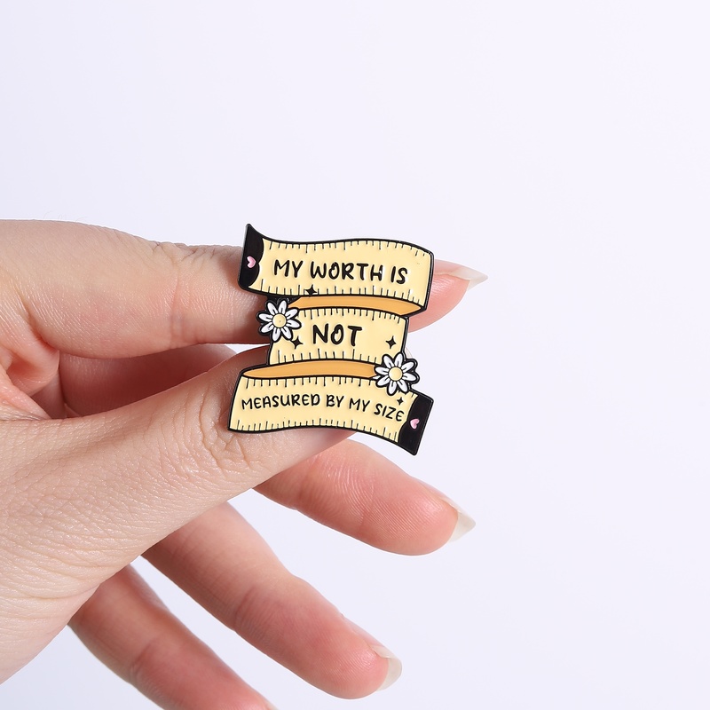 Body Positivity Self Love Pin  - Body Jewelry Measurements recension och pris
