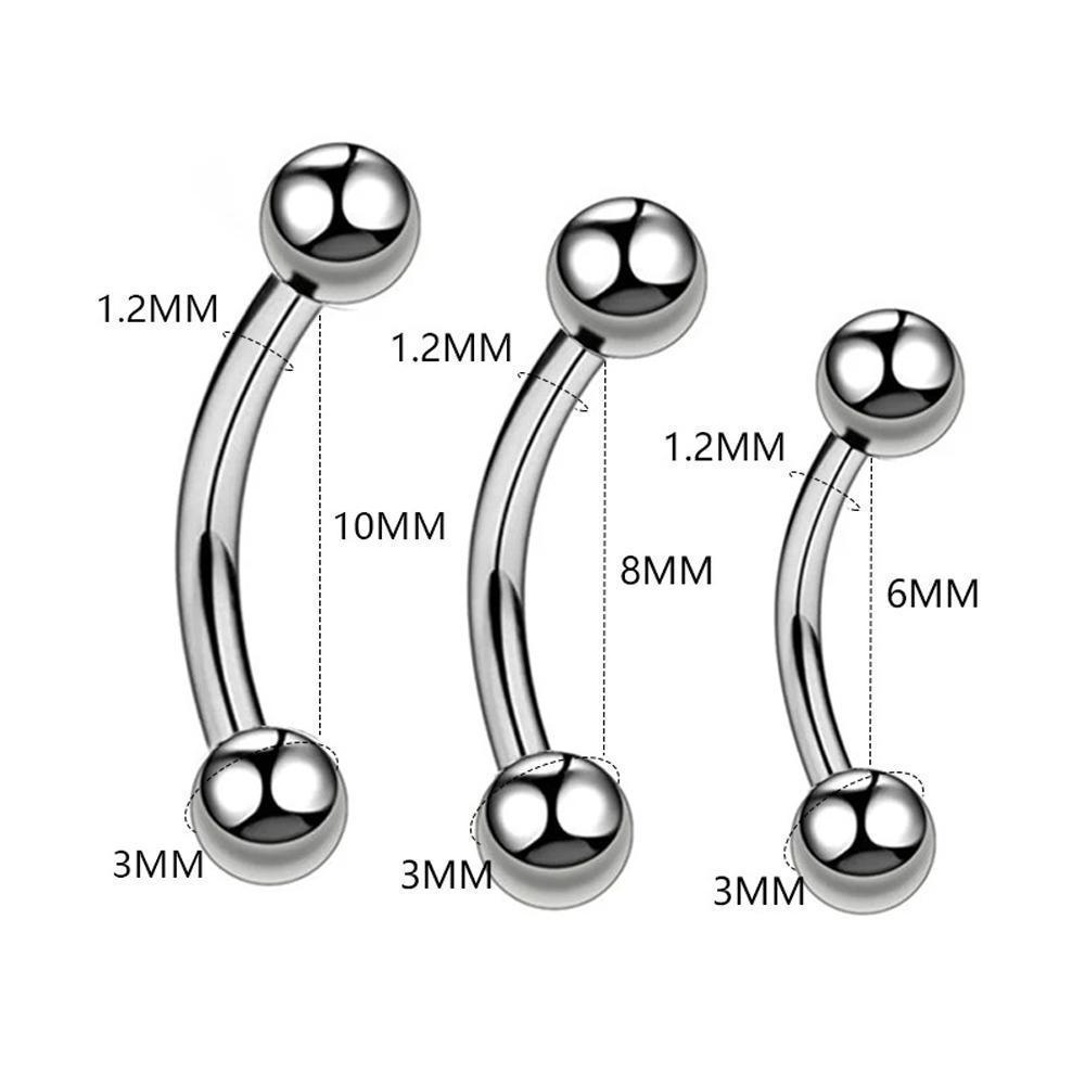 5Pcs/40Pcs Surgical Steel Body - Body Jewelry Surgical Steel recension och pris