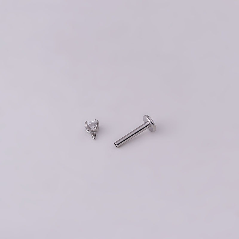 2pcs Stainless Steel Piercing  - Body Jewelry Labret recension och pris