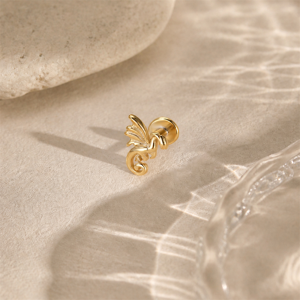 CANNER 925 Sterling Silver Fly - Body Jewelry Internally Threaded recension och pris