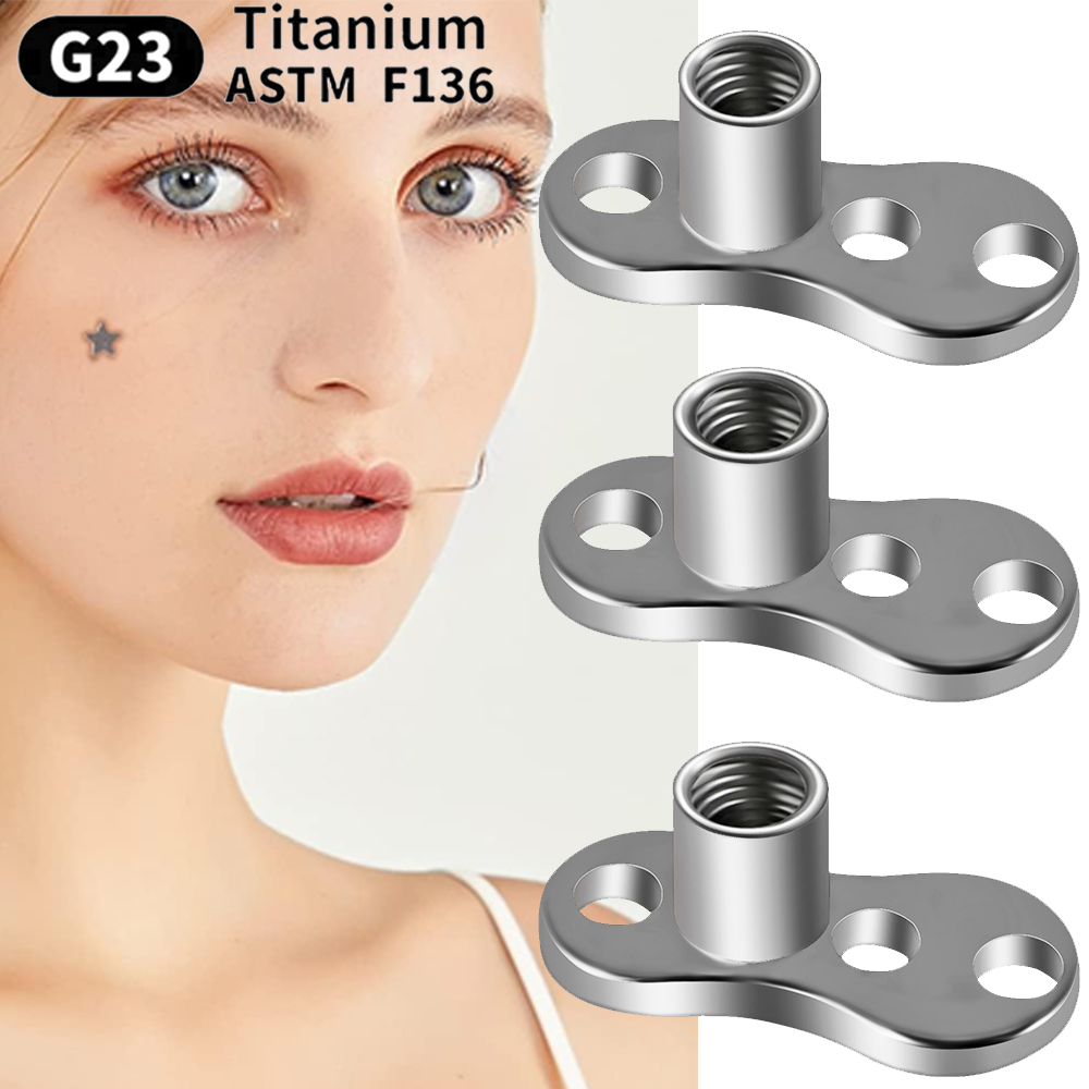 1PC 14G/16G Grade G23 Titanium - Dermal Anchor Top recension och pris