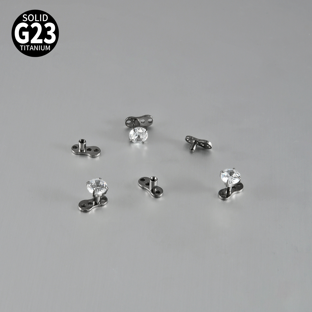 1PC 14G/16G Grade G23 Titanium - Dermal Anchor Top recension och pris