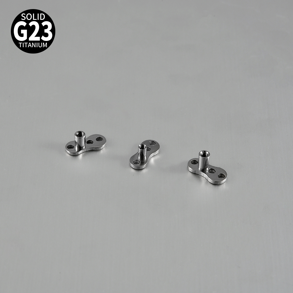 1PC 14G/16G Grade G23 Titanium - Dermal Anchor Top recension och pris