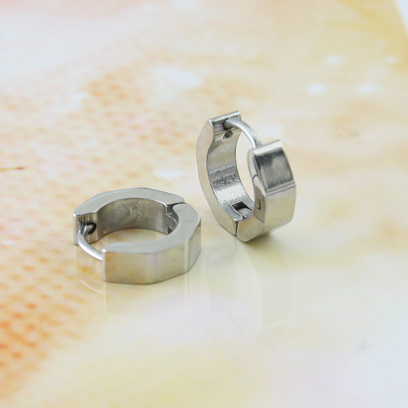 ZS Kpop Hoop Earrings for Wome - Body Jewelry Surgical Steel recension och pris