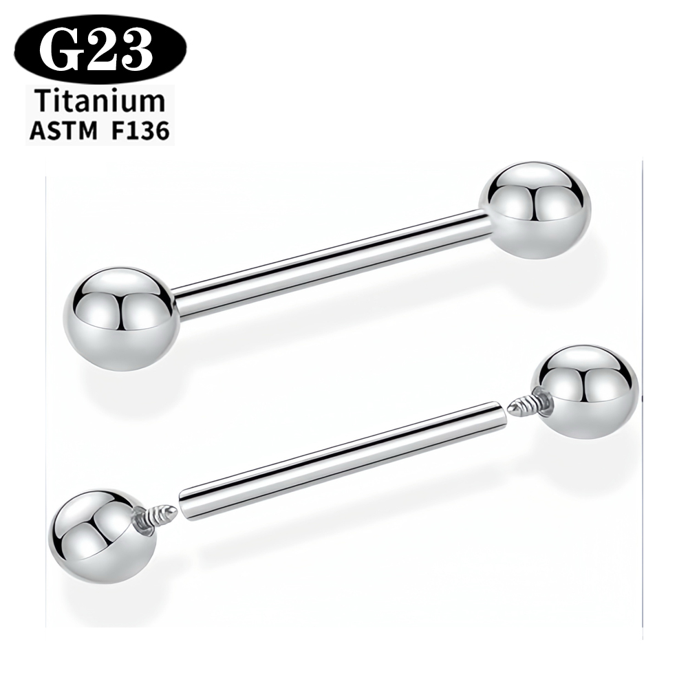 1/5/50PCS ASTM F136 Implant Gr - Body Jewelry Internally Threaded recension och pris