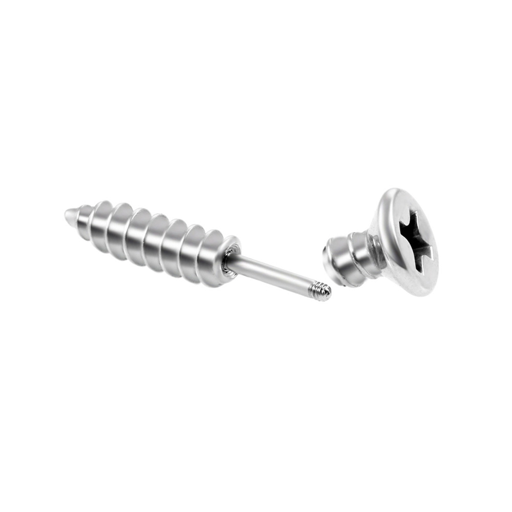 2Pcs Surgical Steel Spike Trag - Body Jewelry Surgical Steel recension och pris