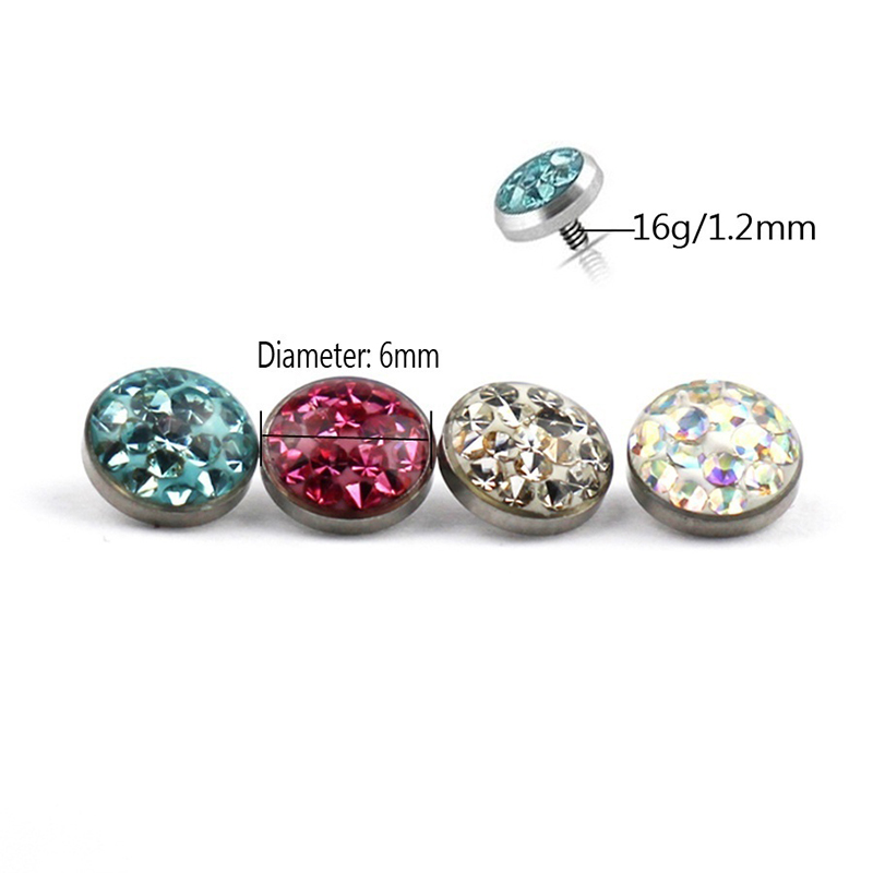 1PC Dermal Anchor Top Piercing - Dermal Anchor Top recension och pris