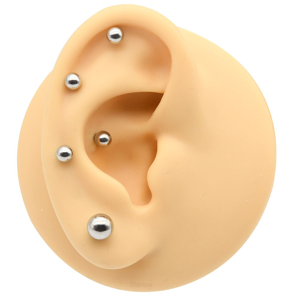 1Pc 12G-00G Stainless Steel St - Body Jewelry Internally Threaded recension och pris