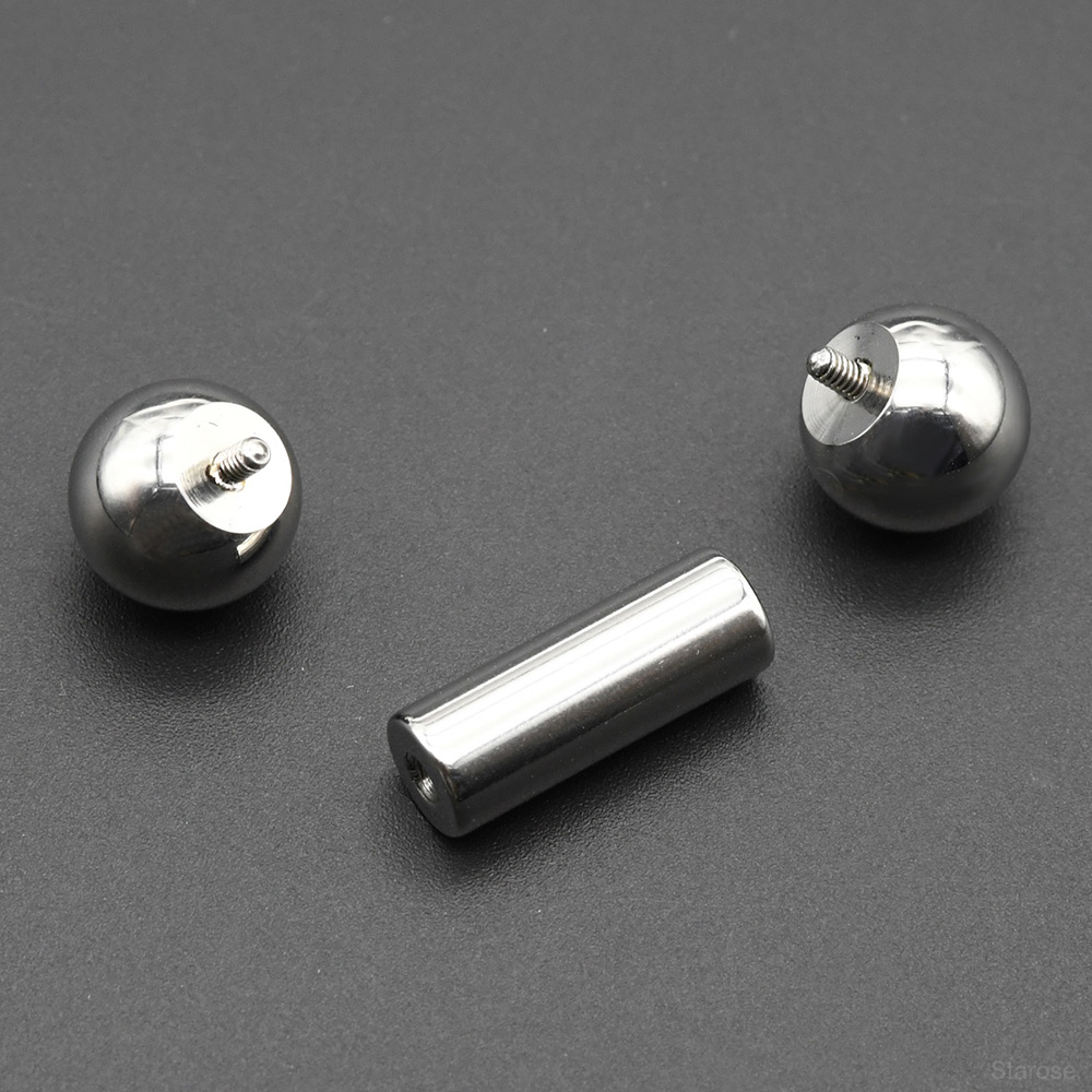 1Pc 12G-00G Stainless Steel St - Body Jewelry Internally Threaded recension och pris