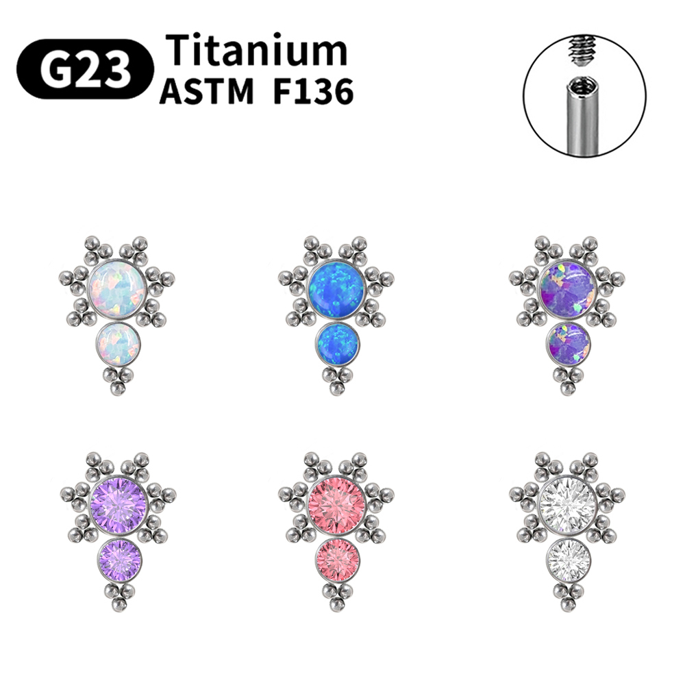 G23 Titanium Piercing Stud Ear - Body Jewelry Labret recension och pris