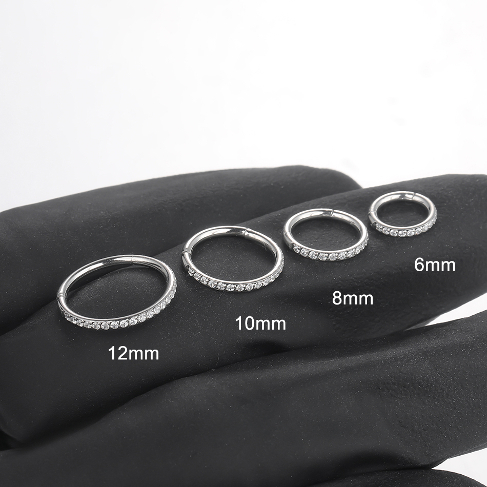 1pcs 6/8/10/12mm Surgical Stee - Body Jewelry Surgical Steel recension och pris