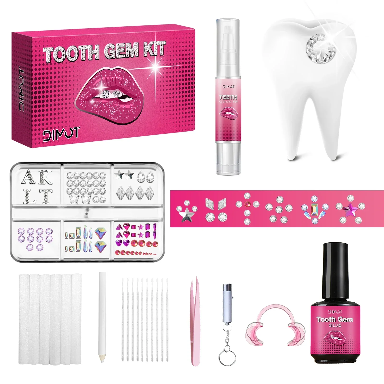 DIY Tooth Gem Kit with Crystal - Body Jewellery recension och pris