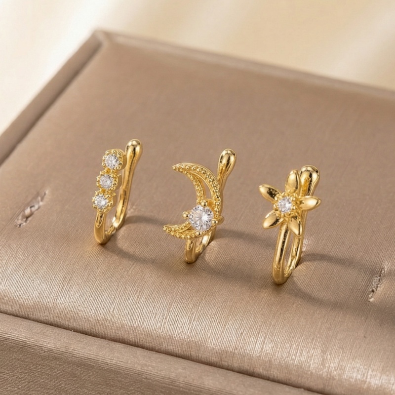 3-piece retro light luxury nos - Body Jewelry Materials recension och pris